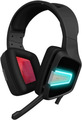 Speaker China Patriot Viper V370 Over Ear Gaming Headset Open Box Usb Black Red