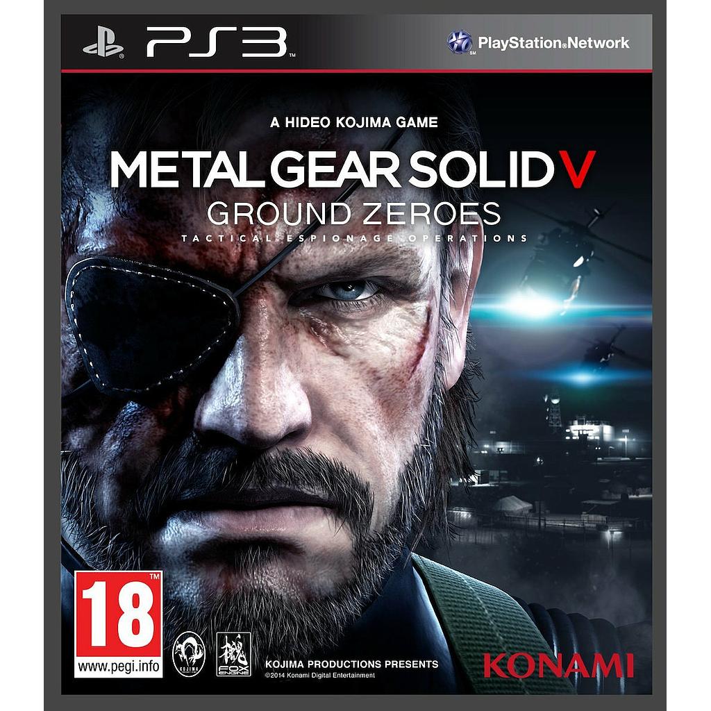 Games Sony Metal Gear Solid V Ground Zeroes PS3 New